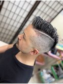 震災刈り ホワイトメッシュ