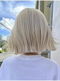 美髪ホワイトブロンドホワイトグレージュラベンダーミルクティー