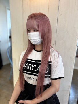 ヘアラウンジ アンリオ(hair lounge an rio) ブリーチカラーで叶えるくすみピンク