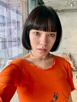 スクリーンギンザメゾン 銀座(SCREEN GINZA MAISON.)&nbsp;黒髪カタログ/クラゲヘアー/オリーブグレー/銀座