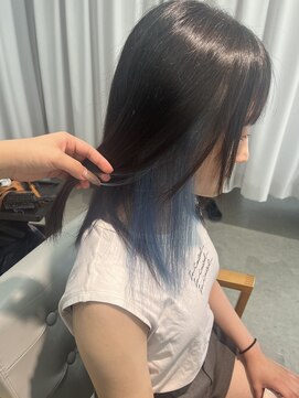 ブレイク 静岡掛川店(BREK) 水色インナーカラー