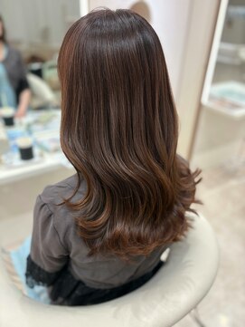 エフヘア レヴェリー(Fhair reverie) 【質感再整】ほんのりピンクの大人ベージュ