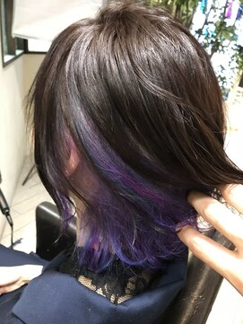 オプティマヘアー(Optima Hair) 紫陽花風インナーカラー☆