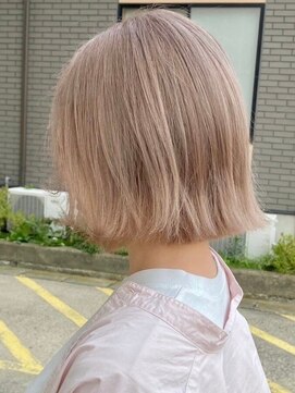 オズ 郡山駅前店(OZ) 透明感グレージュロングレイヤーカット透明感オリーブミディアム