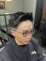 スタンドバーバー 柏(STAND BARBER)&nbsp;MEN’S HAIR/サーフカール/刈り上げセンターパート/柏/柏駅