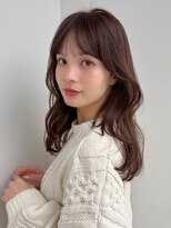 ラフ フロム ガーデン(Laf from GARDEN)&nbsp;ミディアム/レイヤーカット/顔周りカット/透明感カラー