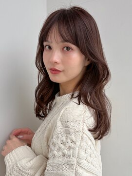 ラフ フロム ガーデン(Laf from GARDEN) ミディアム/レイヤーカット/顔周りカット/透明感カラー