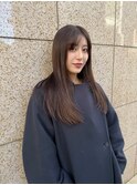 神戸顔周りレイヤー×髪質改善×透明感カラーでツヤツヤに