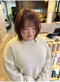 【小顔見え】顔まわりレイヤーボブ【芝本】