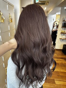 ブレス ヘアアンドスパ 湘南台(bless hair spa) ワンブリーチで作るクリームベージュ