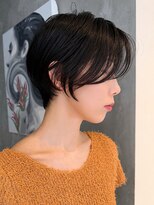 ブルックス 小顔ショート/レイヤーカット/マッシュ/暗髪透明感/30代/40代