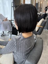 コク 千葉駅西口(COQU)&nbsp;タッセルボブ/切りっぱなしボブ/千葉【積田佳奈】