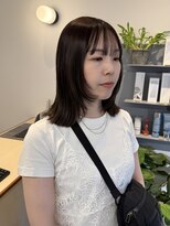カサネ(casane)&nbsp;ロブ×顔まわりレイヤースタイル