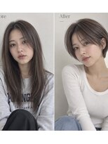 ワゴンバイアフロート(Wagon by afloat)&nbsp;大人可愛い小顔ショート×アッシュブラウン/20代30代40代/池袋