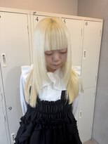 エイト プラット 渋谷2号店(EIGHT plat)&nbsp;ホワイトブロンド　ケアブリーチ　レイヤー　9/15