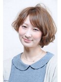 ふわアシメボブ