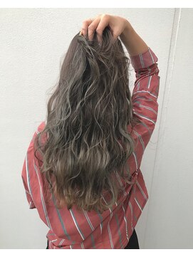 トリート 南行徳本店(TREAT) ハイライト×カーキアッシュ