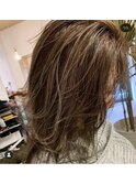 グレージュコントラスト担当中嶋【十条美容室LikkleMore】