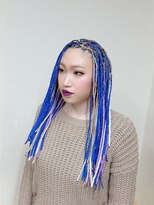 エクステ専門店ミキ 横浜店(MIKI)&nbsp;美人♪青・ベージュ―★ブレイズエクステ★全頭★