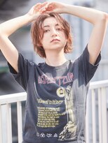 ヘアサロン ドットプラス 町田店(dot. plus)&nbsp;オレンジベージュ×ラフウェーブ