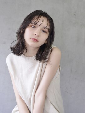 コイ(coii) 【coii】シアーグレーのドリップヘア(原宿/表参道)