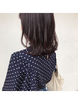 シェノン 梅田(CHAINON) 小顔カット×レッドブラウンカラー×ハイライトカラー