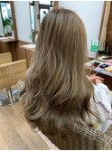 20代30代40代大人かわいいバウンシーカール_マロンベージュ