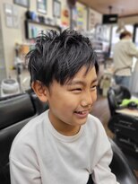 コダマ 石神井店(KODAMA)&nbsp;前髪アシンメトリースタイル　キッズカット