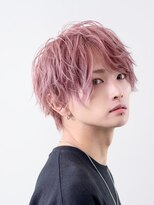 プログレスプラス ☆エアリーマッシュ束感スタイル☆ハイトーンピンクカラー