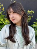 【SPADIC中目黒店】 顔まわり韓国ヘア・ナチュラルロング