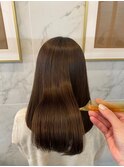 大人かわいい20代30代40代小顔ショコラベージュ　Zina本八幡