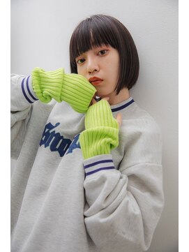 マイ ヘア デザイン 岡崎(MY hair design) 前髪/マチルダボブ/ピンクベージュ/インナーグレージュ/岡崎