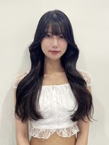 ゼスト 吉祥寺店(ZEST)&nbsp;レイヤーカット/ラベンダーブラック/韓国ヘア　吉祥寺桜