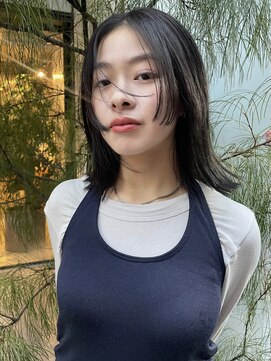 ノラギンザユー(NORA GINZA/U) 顔まわりカットレイヤーボブヘイリーボブステップカット