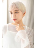カバーヘア ブリス 北浦和(COVER HAIR bliss)&nbsp;ハイトーンカラー小顔補正カット丸みショートZ北浦和20代30代