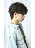 韓国ヘア コンマバング 毛流れヘア ニュアンスパーマ