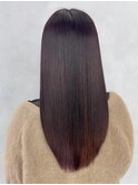 美髪韓国ヘア顔周りレイヤーミディアムロング_ba504991