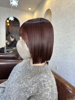 ルフ 錦糸町(L'oeuf)&nbsp;◎切りっぱなしボブ×ボルドー◎