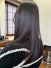 【湿気に負けない艶髪を楽しむ！】髪質改善艶ストレート＋似合わせカット