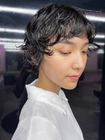 キジ(KIJI)&nbsp;ミニボブ/フェイスレイヤー/オン眉/ニュアンスパーマ/パーマ