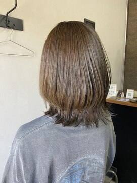 カンナカンナ 三佐店(cannaCANNA) *外ハネレイヤースタイル×オリーブベージュカラー*