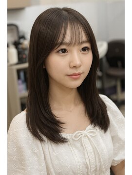 シエテ 津田沼(Siete) ミディアムヘア/暗めカラー/グランマッシュ/津田沼