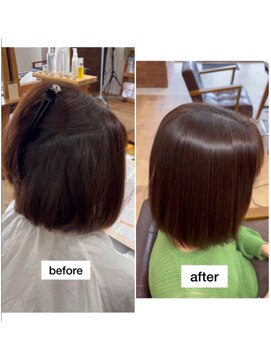 アクロ ヘアー ステージ(ACRO hair stage) 矯正×自然にまとまるボブ