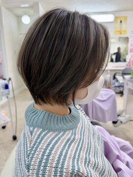 アトリエリーベル 古川/古川駅/ショート/髪質改善/ハイライト/ヘッドスパ/縮毛矯正