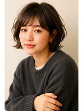 デジ 北堀江(DEJI) フレンチショートボブ