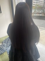 アンモーメント ベルヴィー 西宮北口店(Un moment Belle vie)&nbsp;ツヤ感たっぷりロング