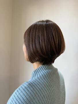 ビルダ バイ ブランカ(BILDA by BLANCA) ショートボブ×ナチュラルベージュカラー