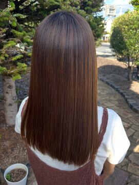 ヘアルーム フラット(HAIR ROOM flat) 艶カラー