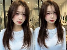 【韓国風×エッジ】毛先を"巻かない"が今っぽい！お洒落でどこか色っぽい、雰囲気漂う最旬ハッシュカット