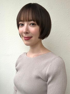 カバーヘアアンドスパ ブリス 浦和(COVER HAIR&SPA bliss) マッシュショート/ダークアッシュ/小顔ヘア/20代30代40代p浦和